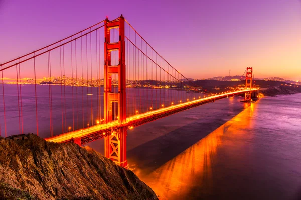 Golden Gate Bridge, San Francisco, Kalifornia, Egyesült Államok. — Stock Fotó