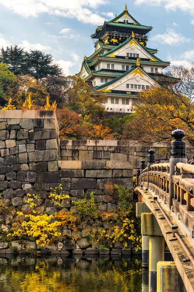 Osaka Castle in Osaka, Japan. — Stock Photo, Image