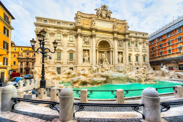 Rome, Trevi Çeşmesi. İtalya. — Stok fotoğraf