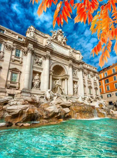 Rzym, Fontanna di Trevi. Włochy. — Zdjęcie stockowe