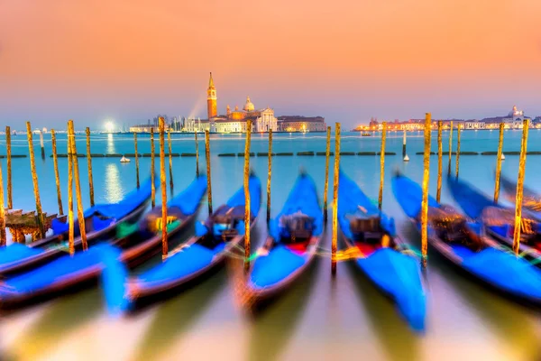 Gondels in Venetië, Italië — Stockfoto