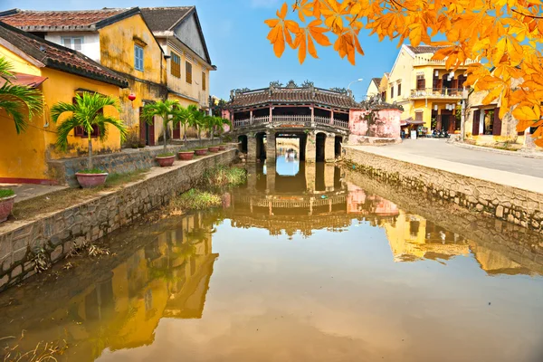 Japanska bron i hoi an. vietnam — Stockfoto