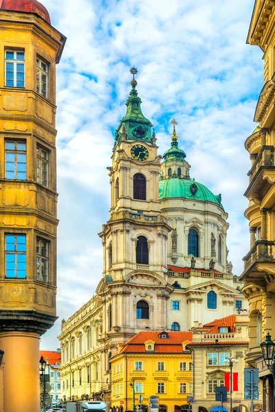 Prága, Szent Miklós-székesegyház — Stock Fotó