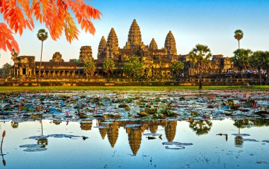 Angkor wat, siem hasadı, Kamboçya.
