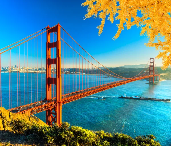 Golden gate, san francisco, california, Amerikai Egyesült Államok. — Stock Fotó