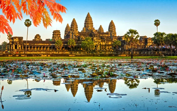Angkor wat, siem hasadı, Kamboçya. — Stok fotoğraf