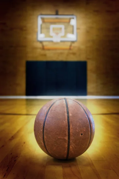 Basket- och basketplan — Stockfoto