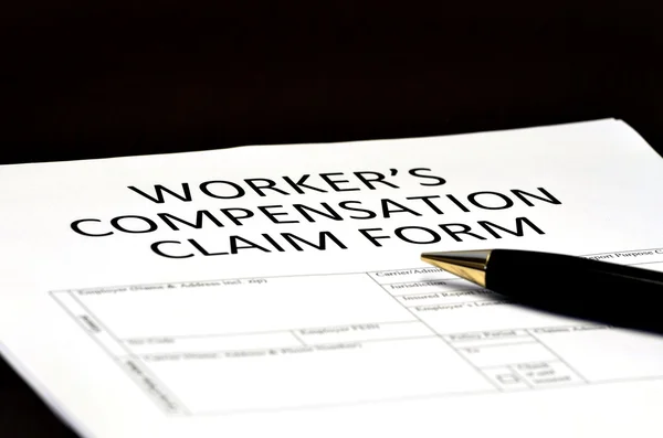 Worker's Compensation Comp Form for Claims — Stock Photo, Image