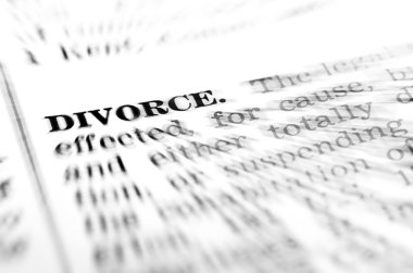 Vurgu için zoom ile tanımlanan boşanma