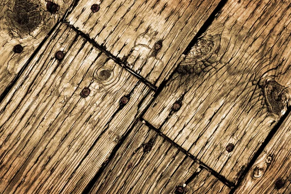 Olld drewno z węzeł — Zdjęcie stockowe