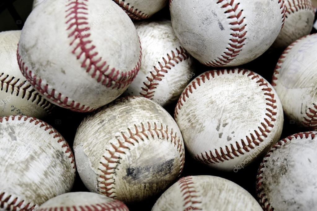 Baseballs Sports Pile Past Time American Fun Royalty Free Photo, Stock
