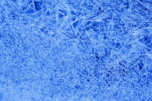 Frozen Ice Crystals Freeze Water Winter Frigid Cold — Stock Photo, Image