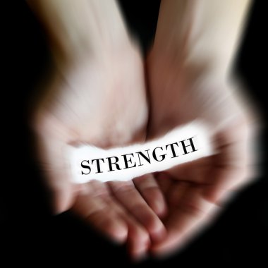 holding kağıt mesaj güçlü eller