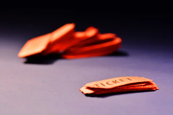 Pile of Red Tickets — Stock Photo, Image