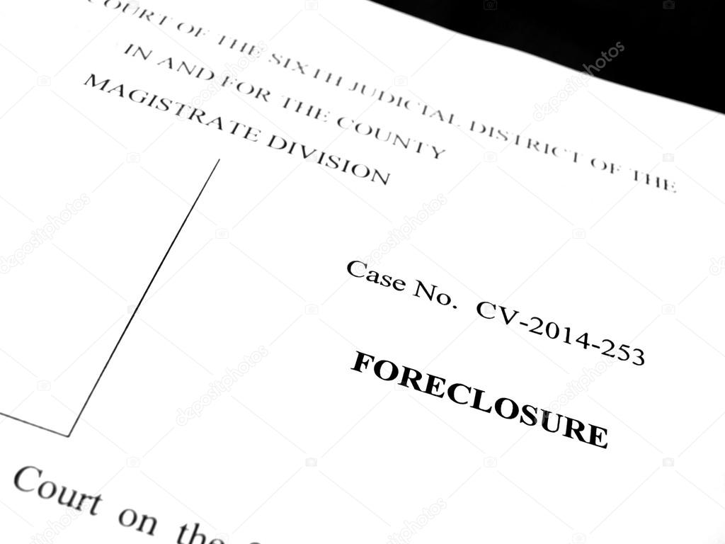 Legal Lawsuit Foreclosure