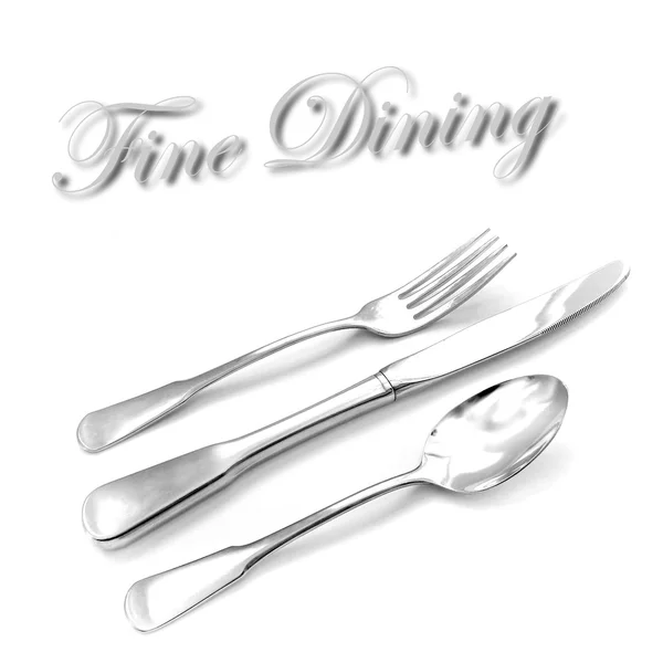 Silverware for Fine Dining — Stock Photo, Image