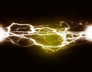 Pure Energy and Electricity Symbolizing Power clipart