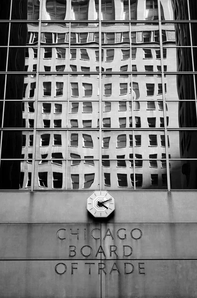Докладно про Чикаго товарної будівлю — стокове фото