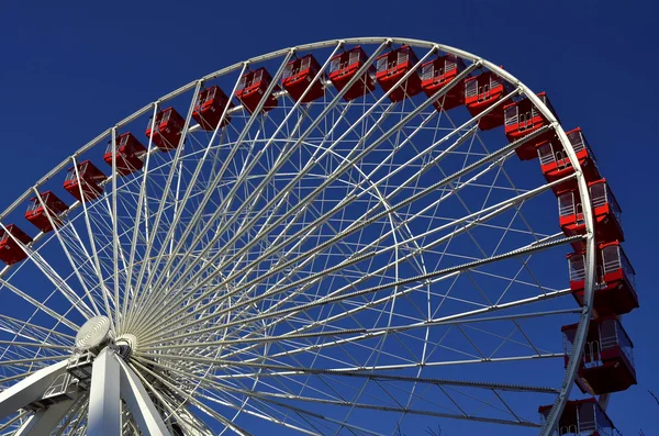 Ferris Wheel Blue Sky Stock Picture