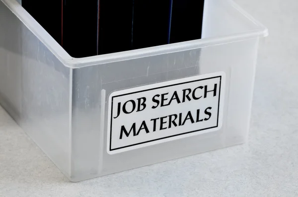 Job Search Materials to Help Assist in Finding Employment — Stock Photo, Image