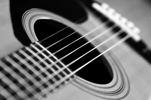 Closeup of Guitar Strings for Music — Stock Photo, Image