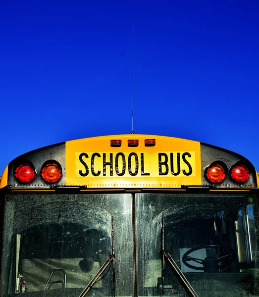 Dettaglio scuolabus — Foto Stock