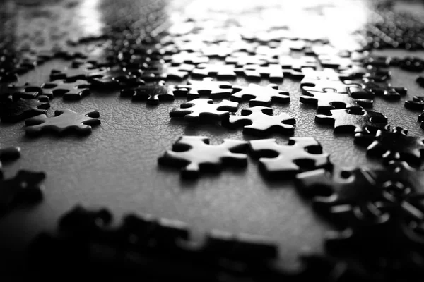 Puzzle Pieces Completed — Stock Photo, Image