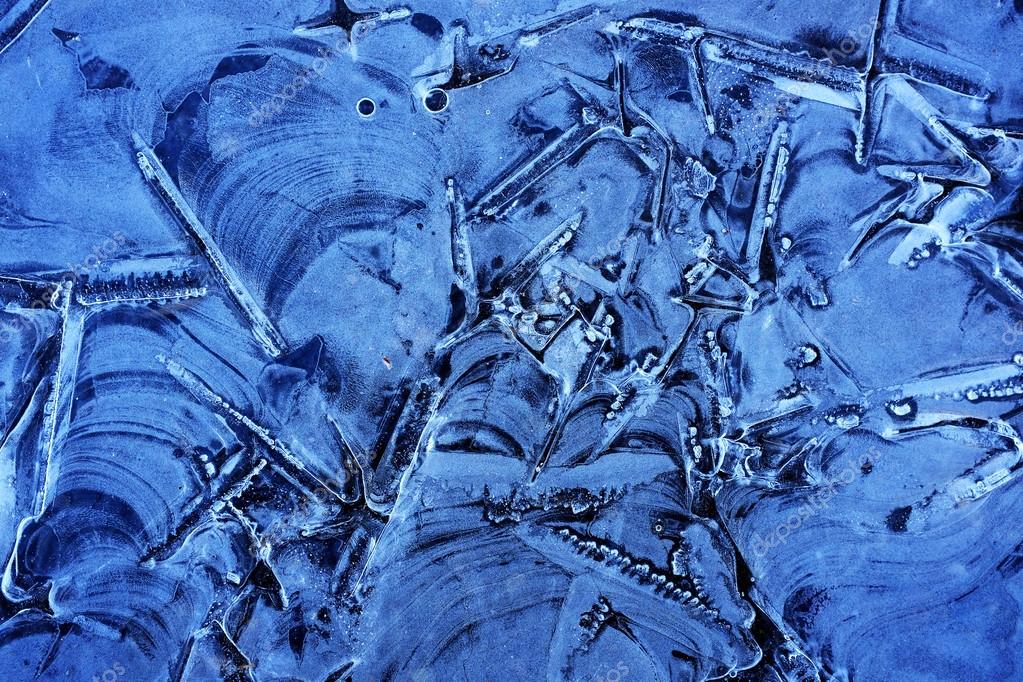 Ice Patterns Freezing Water Crystals — Stock Photo © eric1513 97993716