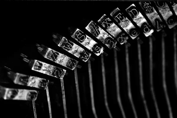Old Typewriter Striker Keys — Stock Photo, Image
