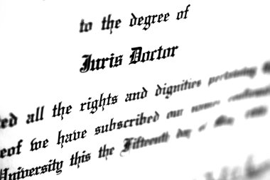 Hukuk diploması Juris doktora için