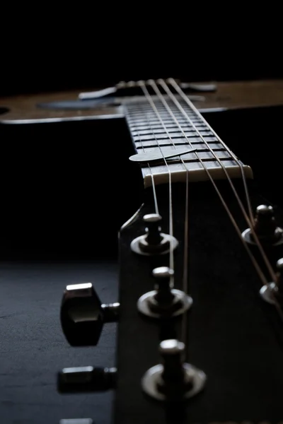 Primer plano de cuerdas de guitarra para música — Foto de Stock