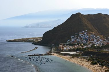 Las Teresitas beach, Tenerife, İspanya