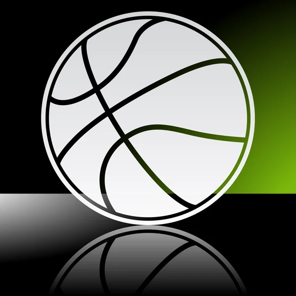 Pallone da basket — Vettoriale Stock