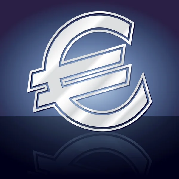 Euro símbolo de moneda — Archivo Imágenes Vectoriales