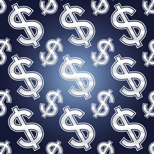Seamless dollar symbols — Stock Vector