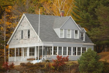 Portland Maine bayfront evleri