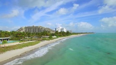 Hava video anahtar Biscayne Crandon Park ve Marina