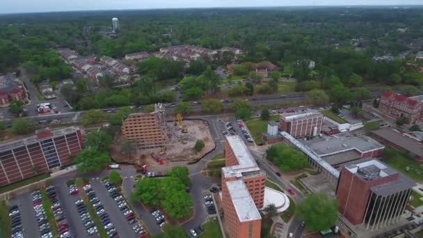 Vídeo aéreo Tallahassee universidades universitárias — Vídeo de Stock