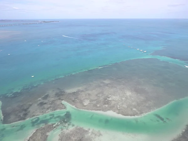 Recorrido aéreo por los Cayos de Florida — Foto de Stock