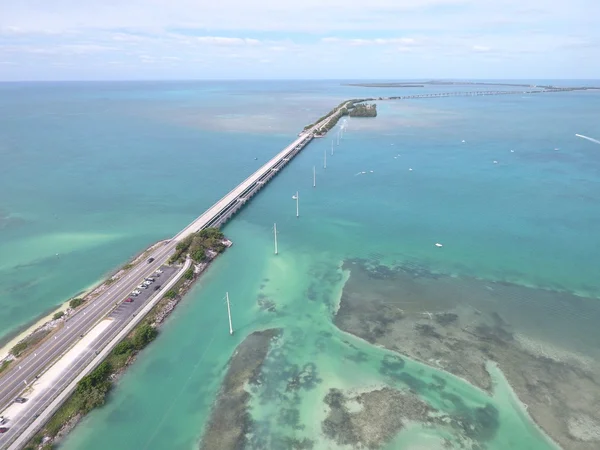 Фото с воздуха Florida Keys — стоковое фото