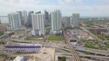 Hava video Downtown Miami Florida