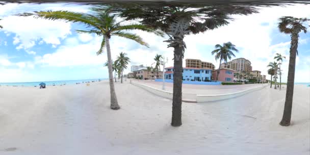 好莱坞海滩佛罗里达 360 视频 — 图库视频影像