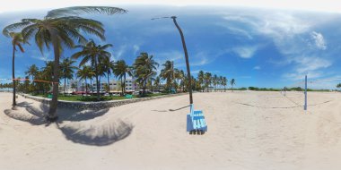 Miami Beach voleybol kortları 360 vr görüntü