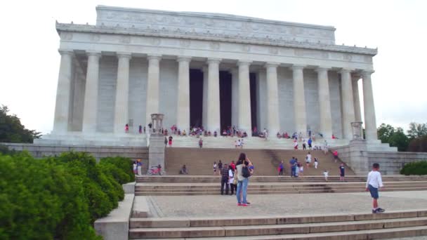 Lincoln Memorial Washington DC — Stock Video