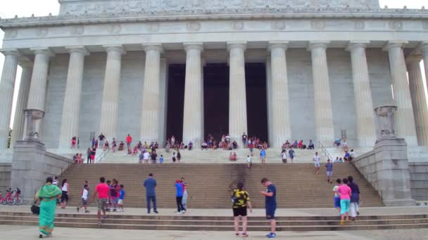 Lincoln Memorial Washington dc — Stockvideo