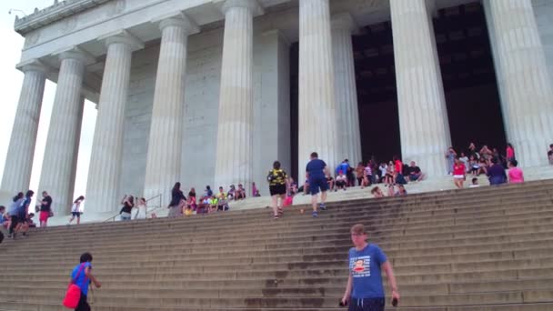 Memorial de Lincoln washington dc — Vídeo de Stock