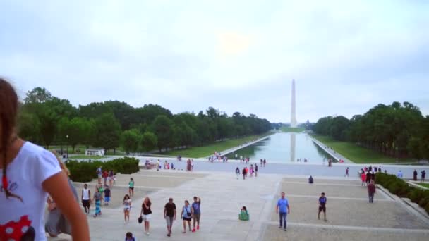 Memorial de Lincoln washington dc — Vídeo de Stock