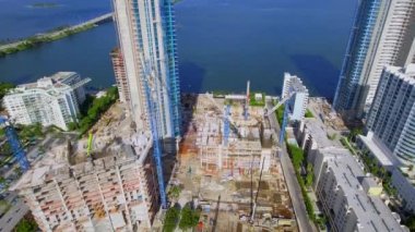 Edgewater Miami şantiyelerde hava video