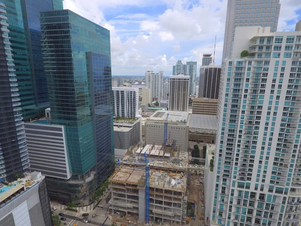 Konstruktion på Downtown Miami — Stockfoto
