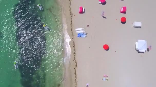 Aerial tour Miami Beach — Stock Video